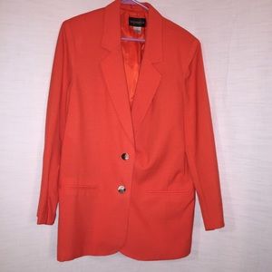 Women's red blazer