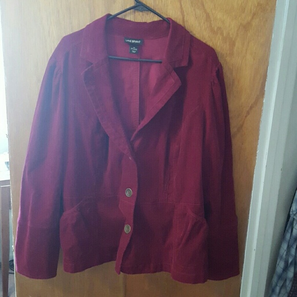 Burgundy corduroy jacket