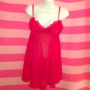 Red, Sexy Sheer VS Nightie 💋