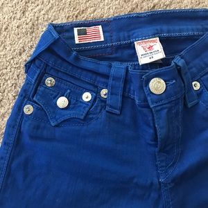 True Religion Cropped Skinny Jeans.