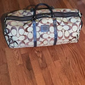 FAKE coach duffel