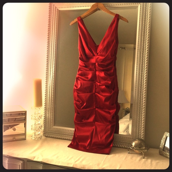 Deep Red Dress!