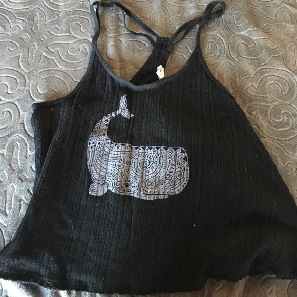 Black tank top