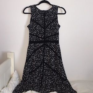 Black and white dress