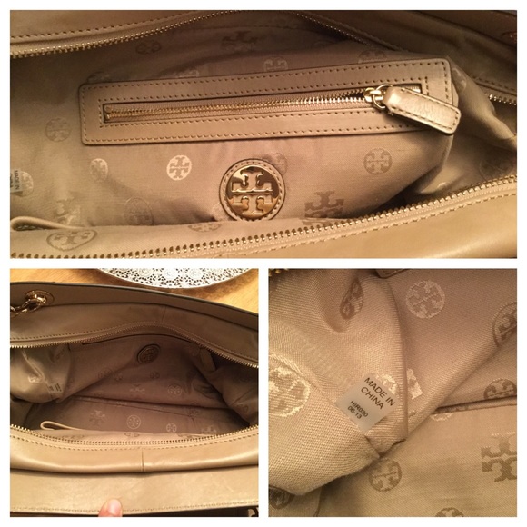 X SOLD Tory Burch Priscilla Satchel in Tumbleweed - Picture 4 of 4