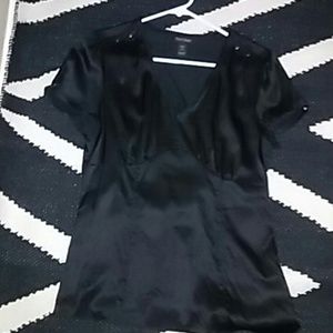 Peplum  silk blouse