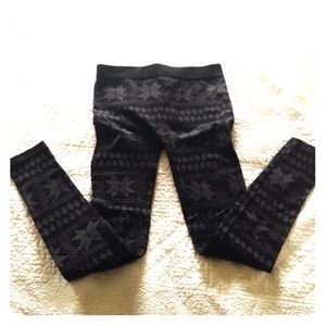 Fleece lined leggings