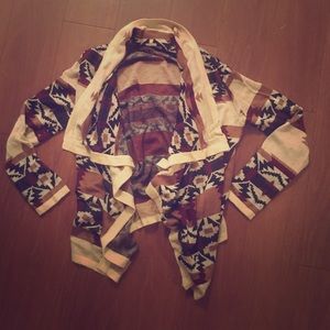 Aztec Sweater Cardigan