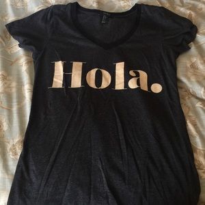 Hola graphic tee