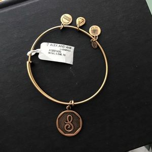 Alex and Ani S charm bracelet