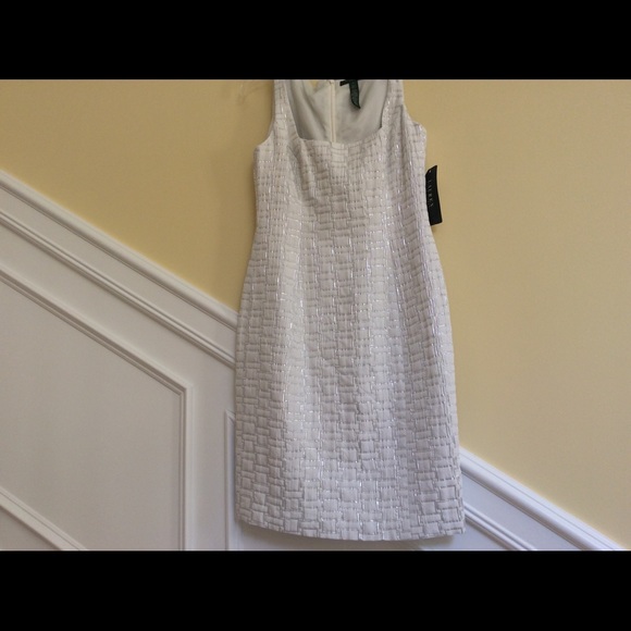 Ralph Lauren Silver/ White dress size 4