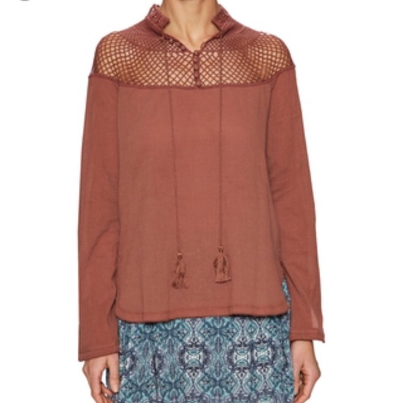 Free People Boho Crochet Top XS NWT - Picture 4 of 4