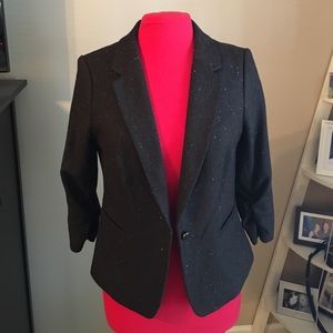 Herringbone Tweed Blazer