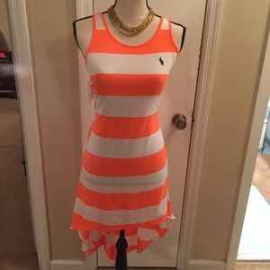 Polo high low dress