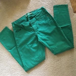 Green pants