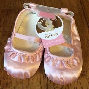 Carter's Child of Mine Infant Ballet Crib Shoes