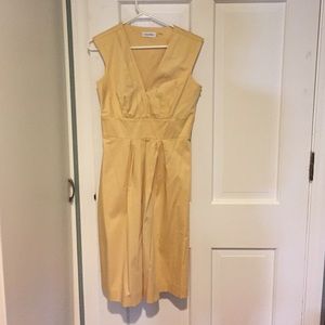 Calvin Klein yellow dress - size 2
