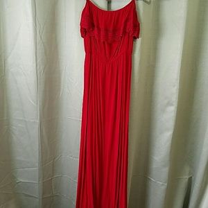 ❤Red Maxi Dress