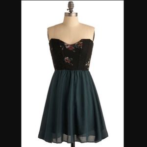 Modcloth Strapless A-line dress