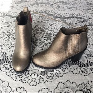 Metallic Booties