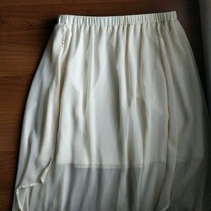Flash Sale: Cream Maxi Skirt