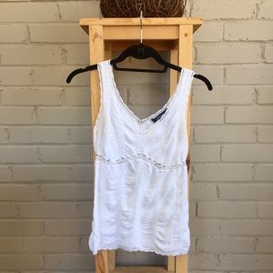 Express white tank top