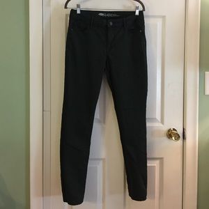 Dark green skinny jeans