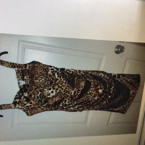REDUCED - Leopard print Cache Dress