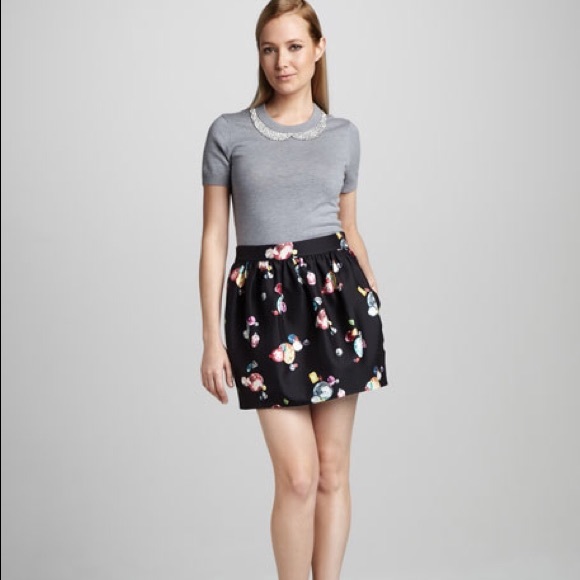 kate spade new york
henrita gem-print skirt