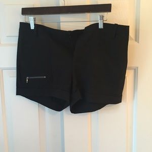 Zara basic black shorts