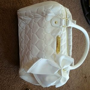 Betsey Johnson New white bag