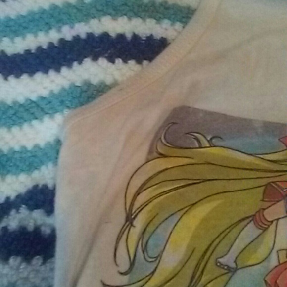 SOLD✔ SAILOR MOON white tank. - Picture 3 of 3