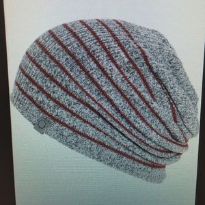 **in search of** Empyre Maroon and Charcoal Beanie