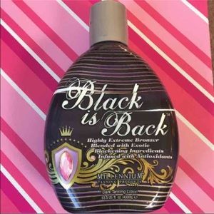Black Is Back Dark Bronzing Tanning Lotion