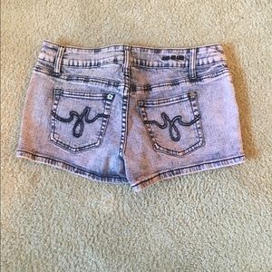 Pink Jean shorts