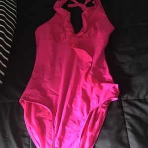 Pink magenta Women's one piece swimsuit