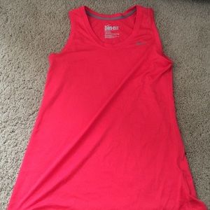 Red NIKE tank top