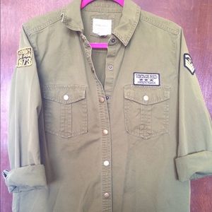 Military Green Lightweight Jacket