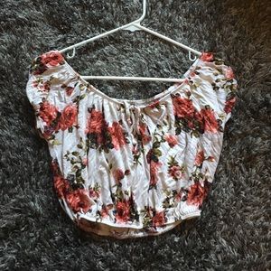 Floral crop top