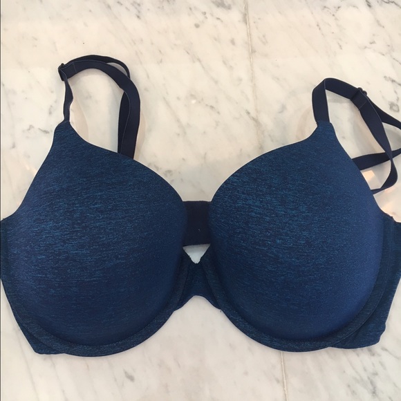 Victoria's Secret Uplift Semi Demi Blue bra