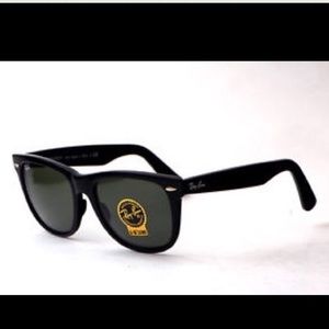 Authentic black ray bans