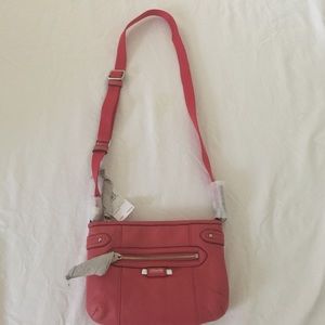 Coach cross body leather purse/bag with tags