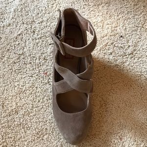 Dark sand colored heels