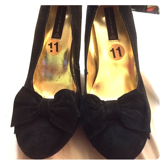 Steve Madden suede/leather heels