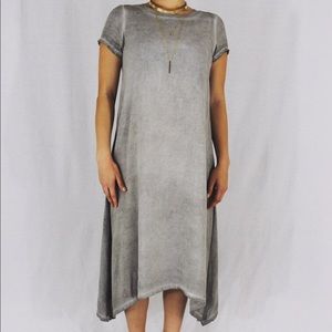 Faded Taupe Dress with pockets
