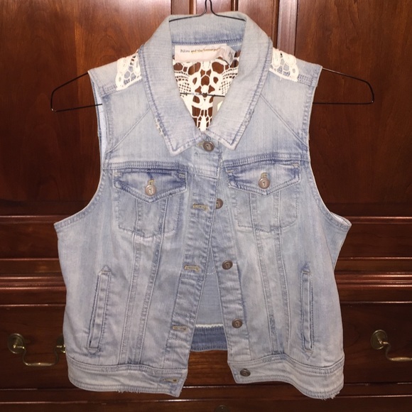 Anthropologie denim vest