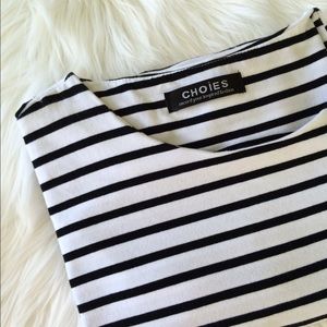 CHOIES striped t-shirt