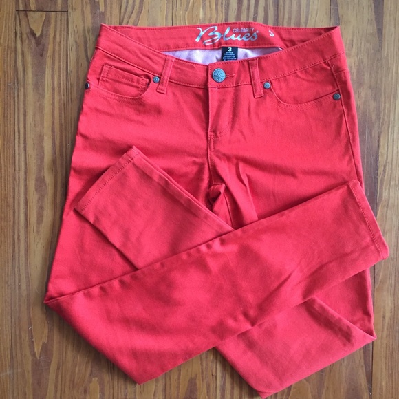 Orange Skinny Jeans NWOT - Picture 3 of 4
