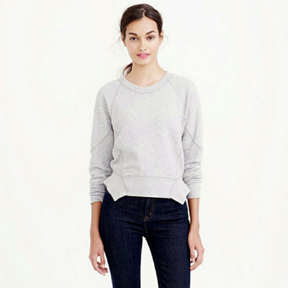 SOLD J. Crew peplum sweatshirt