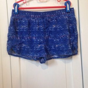 Flowy blue shorts